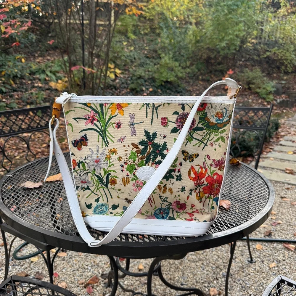 Authentic, vintage Gucci Flora handbag - Picture 1 of 12